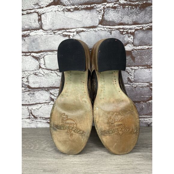 Freebird by Steven Mabel Brown Leather Oxfords Western Boots Women Sz 11M US/42 - Picture 9 of 16
